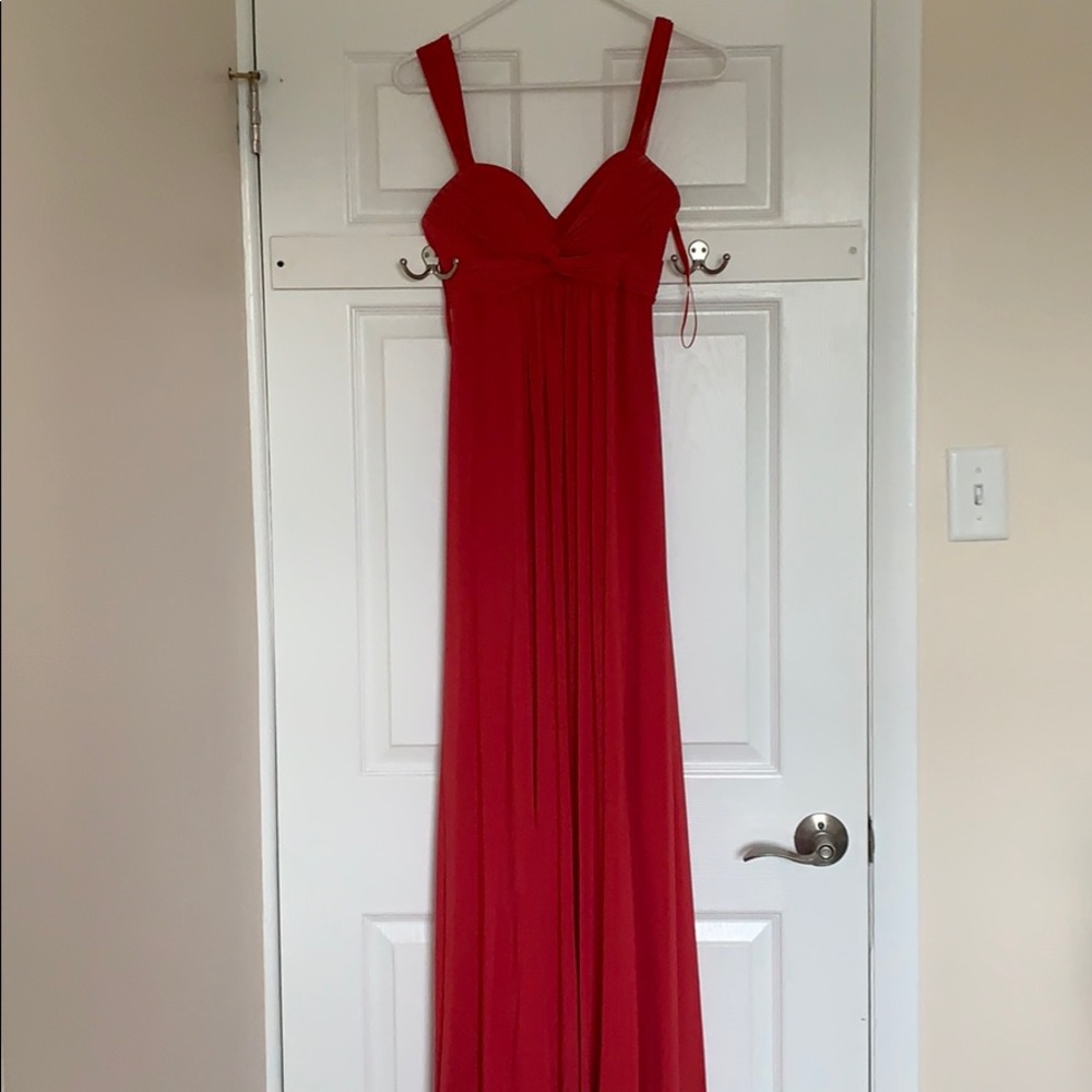 BCBGMaxAzria Pink prom dress